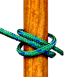 Clove Hitch step by step 5