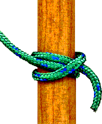 Clove Hitch step by step 6