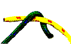 Reef Knot step by step 3